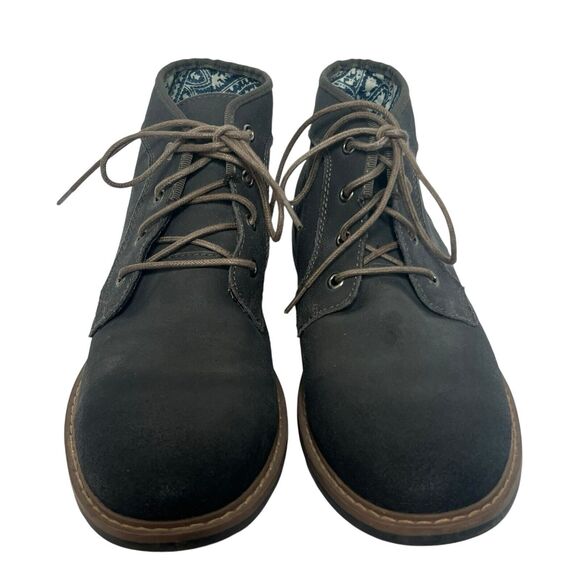 Penguin Munsingwear Gray Monty Chukka Leather Boots Size 9.5 - Picture 2 of 12